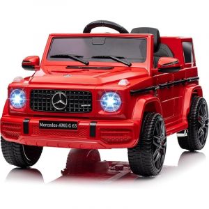 Voiture &Eacute;Lectrique Enfant Mercedes-Benz G63 AMG Licenci&eacute;e, 12V T&eacute;l&eacute;Commande 2,4G, Verrouillage S&eacute;Curit&eacute;, LED, Bluetooth Et Musique, Jouet Enfant 3