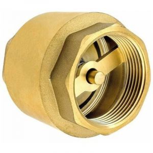 Clapet anti-retour de 1 1/2 pouce en laiton robuste de haute qualit&eacute;, antirouille et &eacute;tanche pour pompe, fontaine, machine &agrave; laver, jardin, citernes