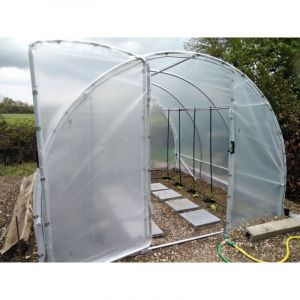 Atout Loisir - Serre tunnel prima 9 m², Portes 2 portes simples