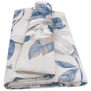 Emmevi Mv S.p.a. - Tissu d'Ameublement Fleuri Shabby Chic Polyvalent Housse De Canap&eacute; Coton Couverture Pique-Nique - 260X280 Cm