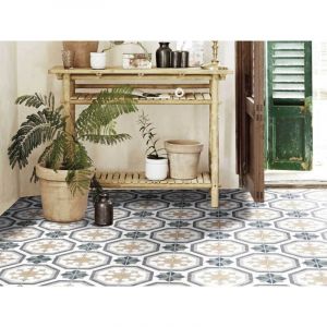Nanda Tiles - Carrelage Imitation Carreaux de Ciment gabana 20x20cm (0,52m2) Melah - Les Carreaux de Jean