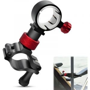 Coocheer - Support de Parasol de Pêche, 360° Porte-Parapluie de Boîte de Pêche en Alliage d'Aluminium Accessoire pour Chaise de Pêche, Support de