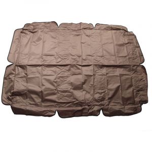Remplacement de taud imperm&eacute;able pour balancelle d'ext&eacute;rieur en tissu Oxford 420D argent&eacute; pour balancelle de jardin d'ext&eacute;rieur, caf&eacute;