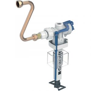 Robinet flotteur WC Geberit type 380 &agrave; alimentation lat&eacute;rale coud&eacute;e 3-8 (12x17) - GEBERIT SARL