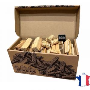 J'ENVOIE DU BOIS - Petit Bois d'Allumage - Joli Carton de 17 litres - Petit Bois Sec - Po&ecirc;le, Insert Chemin&eacute;e, Brasero, Barbecue, Four &agrave; Pizza