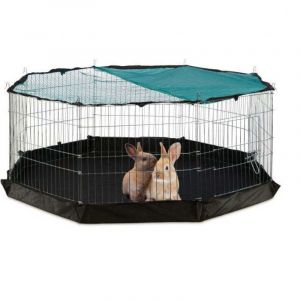 Northix - Enclos pour petits animaux avec filet et fond de protection