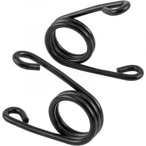 Csparkv - 2Pcs Ressorts de Selle Moto, Ressorts de Siège pour Sièges Solo, pour Siège de Bobber de Moto Accessoires de Moto (Noir)
