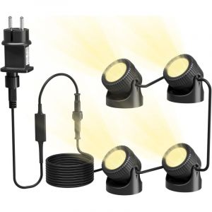 PChero &Eacute;clairage de bassin LED sous-marin, &eacute;clairage sous-marin, projecteur de piscine, &eacute;clairage sous-marin IP68, &eacute;tanche IP68, lumi&egrave;re de bassin