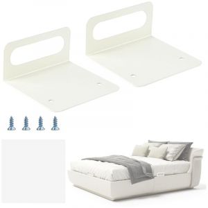 Arret Matelas Supports de R&eacute;glable Cale Matelas, 2 Pi&egrave;ces Joints de Matelas Antid&eacute;Rapants Cale Matelas pour Cadre de Lit en M&eacute;tal, Stabilisation de