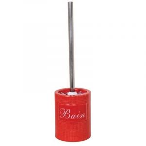 Brosse Wc avec support Céramique dinan Rouge MSV Rouge