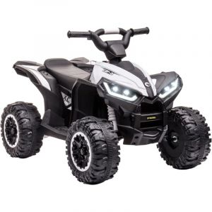 Quad &Eacute;lectrique Enfants,Voiture &Eacute;lectrique Enfants 4 Roues avec Musique, 12 v 6 Km/h max,Klaxon, Lumi&egrave;re led, 18-36 Mois, Cadeaux de No&euml;l pour