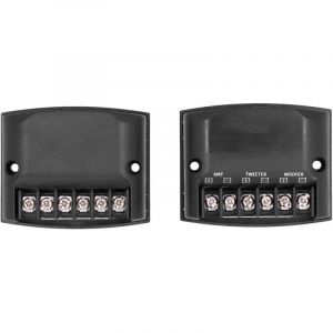 Diviseur de fréquence de haut-parleur à 2 voies pour voiture, 2 pièces, condensateurs haute fréquence 12V 60W, noir universel