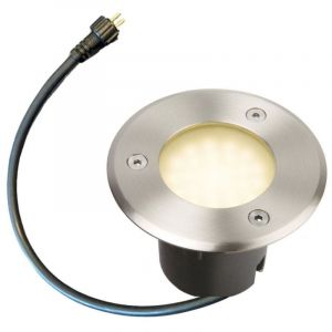 Spot encastrable leds integr&eacute;es abords piscine diam&egrave;tre 10cm - 12V - 500 lumens