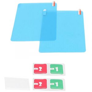 EBTOOLS Film anti-pluie pour rétroviseur, 2 pcs étanche à la pluie étanche voiture rétroviseur autocollant anti-buée film protecteur pare-pluie