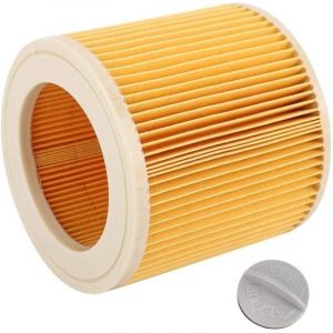 Filtre &agrave; poussi&egrave;re compatible avec les aspirateurs Karcher A2004, A2054, A2204, A2656, WD2.250, WD3.200 et WD3.30, adapt&eacute; aux aspirateurs eau et