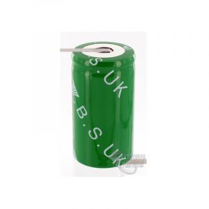 Exalium Premium - Accu yuasa 1.2V 9Ah NiMh Format d LR20 + cosses &agrave; souder oppos&eacute;es