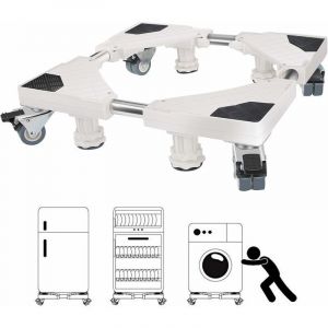 Socle pour lave-linge, capacit&eacute; de charge de 300 kg Socle pour lave-linge Socle r&eacute;glable pour r&eacute;frig&eacute;rateurs, lave-linge, s&egrave;che-linge et cong&eacute;lateurs