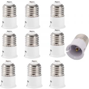 Adaptateur de douille de lampe pour ampoule E27 &agrave; B22, adaptateur de douille d'ampoule, convertisseur de base, douille de conversion