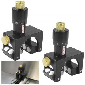 2 Pi&egrave;ces Jauge de R&eacute;glage de la Lame de Raboteuse, Raboteuse D&eacute;gauchisseuse pour 75-125mm, Outils de Travail du Bois