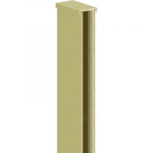 Mexen - baguette murale pour paroi de douche, or brossé - 800-00-55