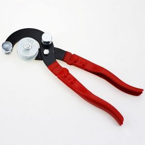 Cintreuse de tube avec poignée en plastique - Cintreuse de tuyau - Cintreuse en cuivre 4 en 1 - Pour coude de 6,35 mm - 0,95 cm - 3/16'