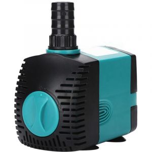 Pompe de bassin, pompe de fontaine submersible ultra-silencieuse 10 W, filtre pour bassin &agrave; poissons, fontaine pour aquarium (prise UE)