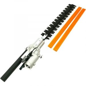 T&ecirc;te de taille-haie carr&eacute; haut p&ocirc;le brosse coupe gazon moissonneuse tondeuse for outils de jardin pi&egrave;ces de rechange Outils de tonte de pelouse de