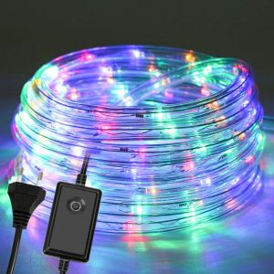 Einfeben Tube lumineux led Party Barre lumineuse Tube lumineux IP44 Chaîne lumineuse multicolore-30m