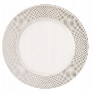 Novastyl Norwich Assiette Beige 23 cm en Porcelaine