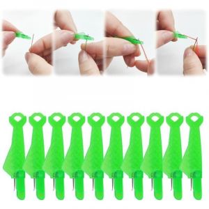 2024 New Accessoires Couture Aiguilles Couture Enfile Aiguille Machine &agrave; Coudre Plastique DIY Enfile-Fil, Passe Fil Couture Enfile-Aiguilles pour