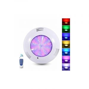 Projecteur Piscine led , 35W Lampe Piscine extra-plats rgb Dimmable Multicolore Changement led Submersible avec T&eacute;l&eacute;commande,Angle de faisceau