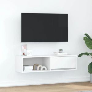 Maison Chic - Meuble TV-Banc TV-Meuble Télé blanc 100x31x25,5 cm bois d'ingénierie 145238