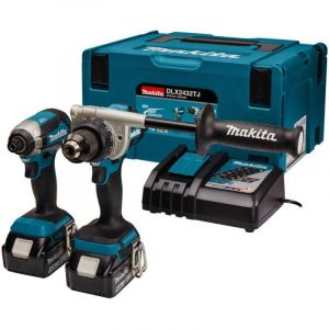 Makita 18V DLX2432TJ Kit combin&eacute; perceuse-visseuse et visseuse &agrave; chocs