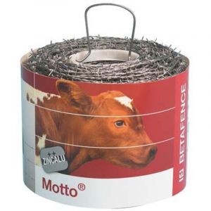 Betafence - Fil barbelé galvanisé Zinc alu 100 m