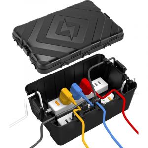 Bo&icirc;te &agrave; C&acirc;bles &Eacute;tanche IP55 Grande Taille, Boite Etanche Electrique Exterieur, Boitier de Protection &Eacute;lectrique Ext&eacute;rieur pour Rallonge, Multiprise,