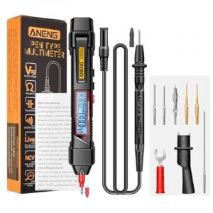 Multim&egrave;tre num&eacute;rique de type stylo A3006 Type de stylo multim&egrave;tre num&eacute;rique 4000 points testeur de tension AC/DC z&eacute;ro d&eacute;tecteur de ligne de feu