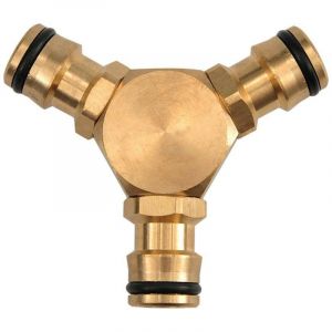 Raccord triple en laiton 1/2' - 89112