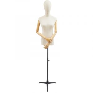 Mannequin femme, mannequin de couturi&egrave;re, mannequin de tailleur avec hauteur r&eacute;glable, mannequin buste femme, mannequin torse femme, pr&eacute;sentoir pour