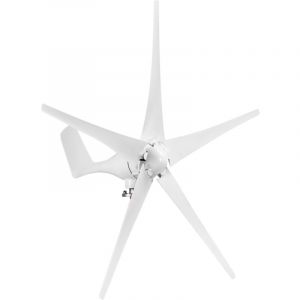 Treetalk - Générateur d'éolienne, générateur d'éolienne 1200W Entreprises d'éoliennes à 5 lames Kit de générateur de turbine de contrôleur de vent