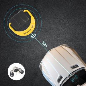 Serrure de parking pliante à télécommande automatique Barrière de parking à loquet