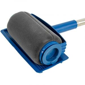 Rouleau &agrave; peinture anti-goutte avec r&eacute;servoir rechargeable et poign&eacute;e extensible