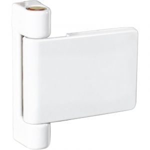 BEBUSINGOTO Charni&egrave;re robuste en alliage d'zinc pour portes battantes durables, charni&egrave;re de porte et fen&ecirc;tre en PVC, charni&egrave;re de porte composite,