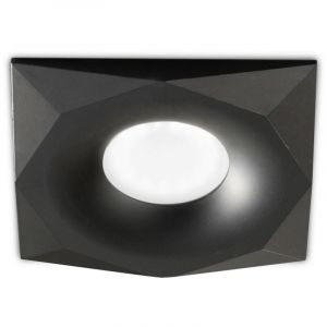 G.e.a.luce - Spot encastrable gea led noir gfa1181 gu10 led ip20 plafonnier carr&eacute; en aluminium