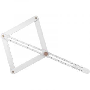 R&egrave;gle Diagonale Rapporteur D'angle Outil De Mesure D'angle R&egrave;gle Dangle Outil De Mesure Dangle D&eacute;tecteur Dangle Dangle Outil De Coupe Dangle Acier