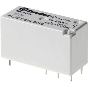 41.52.9.024.5010 Relais pour circuits imprimés 24 v/dc 8 a 2 inverseurs (rt) 1 pc(s) - Finder