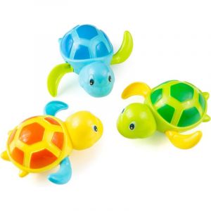 B&eacute;b&eacute;s Jouet de Bain, 3 Pi&egrave;ces Tortue Animal Bain Jouets Set, Bebe Bain Natation Cuve Piscine Jouet,Bath Toys Tortue Baignoire Piscine Jouet Cadeau