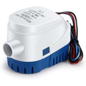 Dpzo - Pompes de Cale, Pompe de Cale Automatique 12V 1100GPH Pompe à Eau Liquide Silencieuse Automatique pour Pompe de Cale Marine Pompe à Eau pour