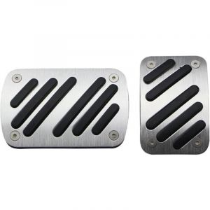 Repose-Pied Kit Pédales D'accélérateur Et d'embrayage Frein Voiture Aluminium Couvercle Pédale Automatique pour Peugeot 308 SW 408 4008 5008