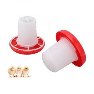 Kit de Mangeoire et Abreuvoir pour Poussins Mangeoire pour Volaille Fontaine de Volaille en Plastique Abreuvoir de Volaille - Sjlerst