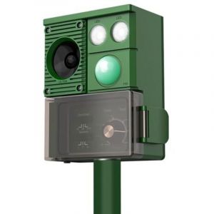 &Eacute;ltrasons Solaire r&eacute;pulsif &agrave; l'ext&eacute;rieur, &eacute;cureuil &eacute;cureuil r&eacute;parateur &agrave; ultrasons avec capteurs de Mouvement pour Garder Les Oiseaux, Les Chiens et